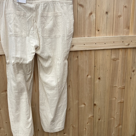 Brand new old navy linen pants- wide leg -XL-cream/beige color- - Picture 7 of 12